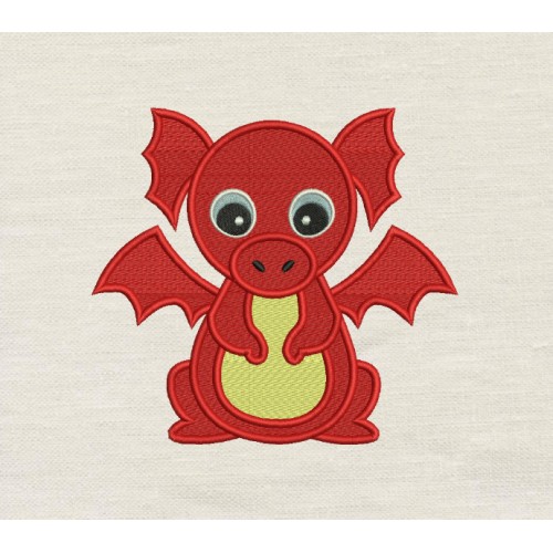 Baby Dragon embrodery design