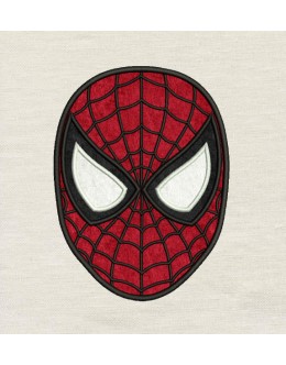 Spiderman face Embroidery design