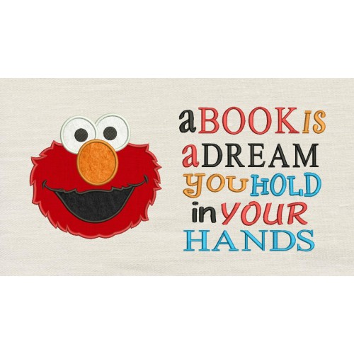 Monster with a book is a dream