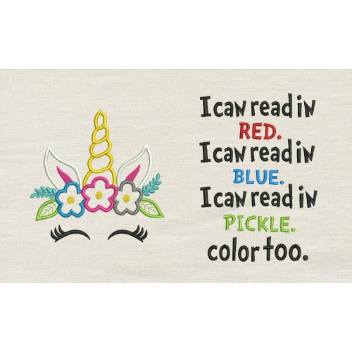 Unicorn empty with I Can Read