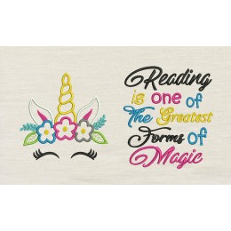 Unicorn empty with Reading is one of
