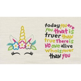 Unicorn empty with today you are you