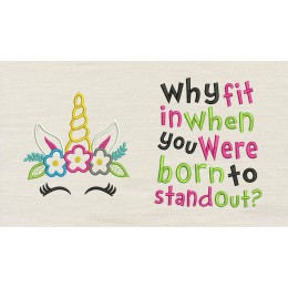 Unicorn empty with Why fit