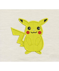 Pokemon Pikachu Embroidery