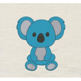 Koala embroidery design