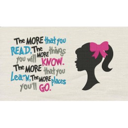 Barbie with the more that you read