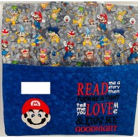 Mario with read me a story reading Pillow