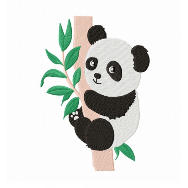 Panda machine embroidery Panda machine embroidery