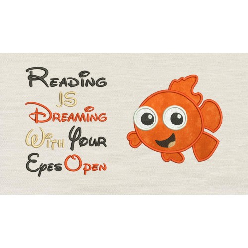Nemo with reading is dreaming