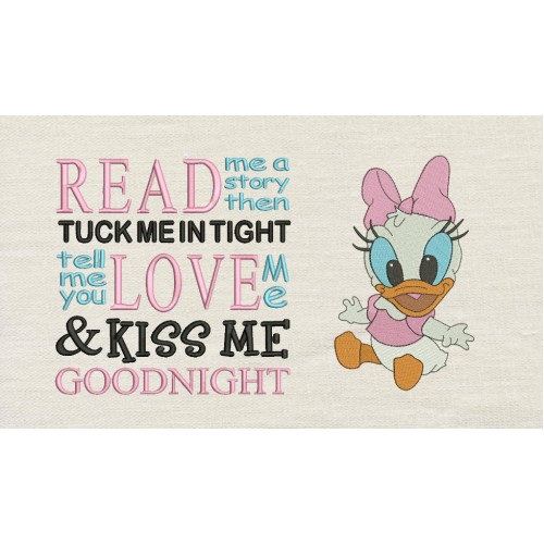 Baby Daisy with read me story Reading Pillow