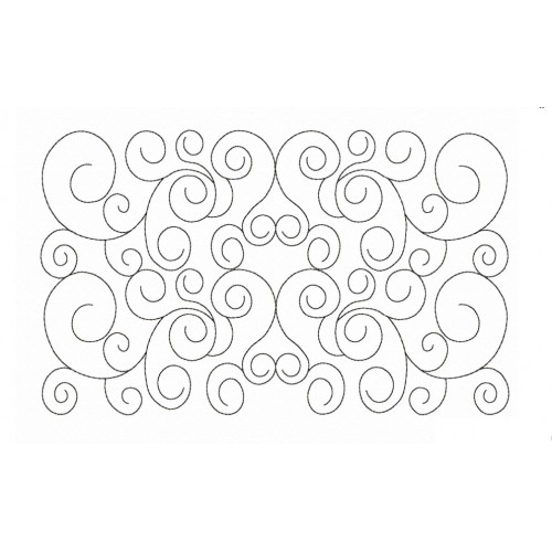 Swirls pattern pocket reading pillow