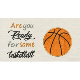 Basketball with Are You Ready basketball Reading Pillow
