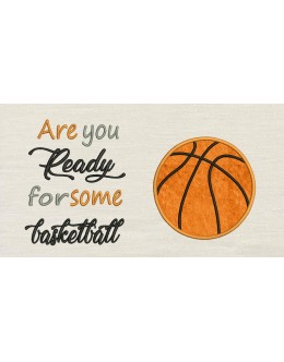 Basketball with Are You Ready basketball Reading Pillow