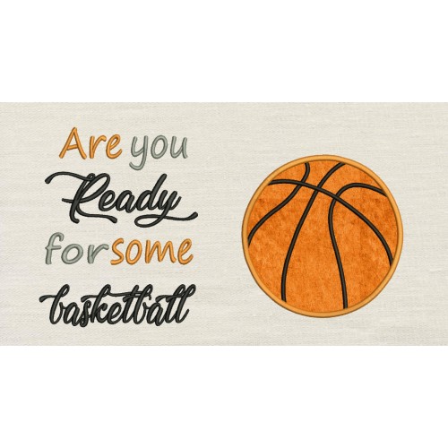 Basketball with Are You Ready basketball Reading Pillow