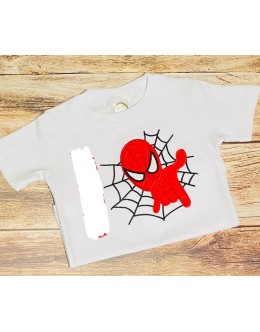 Spiderman Design Machine Embroidery