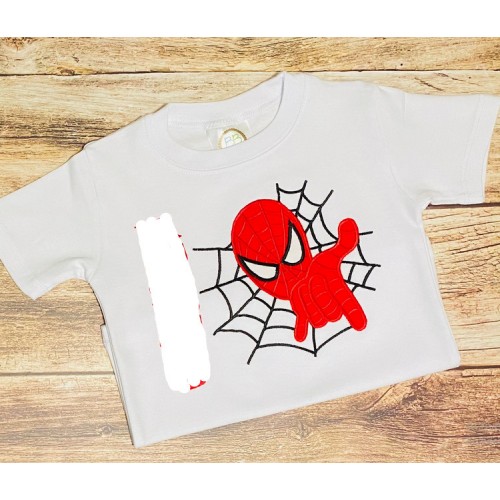Spiderman Design Machine Embroidery