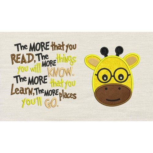Baby giraffe face with the more that you read