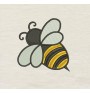 Bee embroidery design 