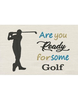 Are You golf with golf