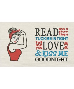 Rosie The Riveter Read me a story Reading Pillow