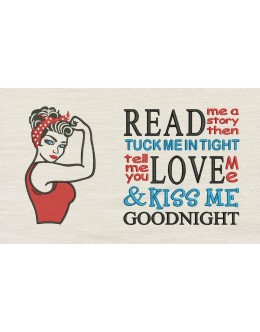 Rosie The Riveter Read me a story Reading Pillow