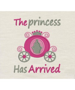 The princess has arrived Embroidery
