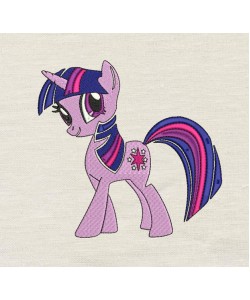 Twilight Sparkle my little pony Embroidery