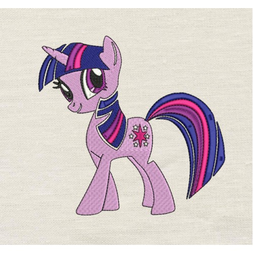 Twilight Sparkle my little pony Embroidery design