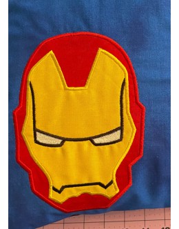 Iron Man face Embroidery design