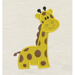 Giraffe embroidery design