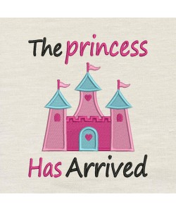 The princess has arrived Embroidery