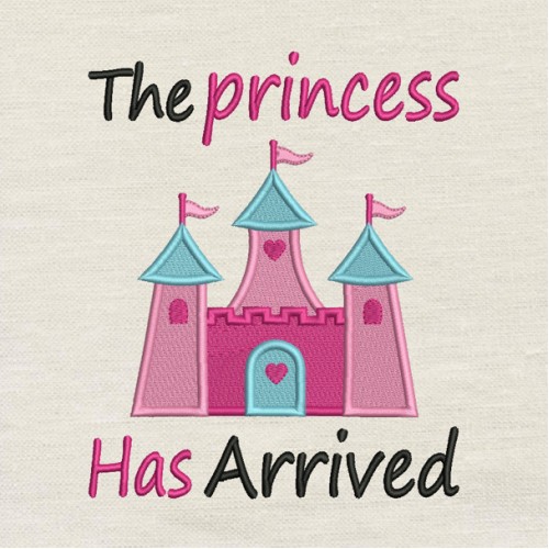 The princess has arrived Embroidery