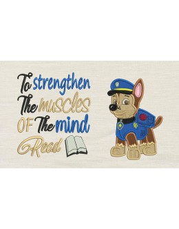 Chase Paw Patrol with To strengthen