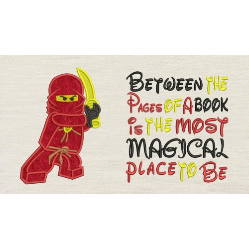 Ninja red with Between the Pages