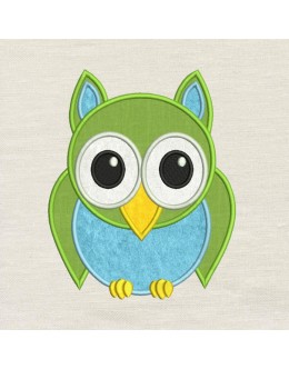 Owl applique design
