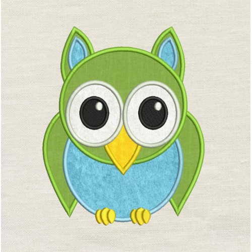 Owl applique design