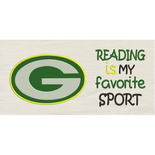 Green Bay Packers with reading is my favorite sport