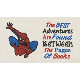 Spiderman lonway embroidery with The best