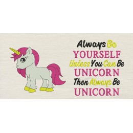 Unicorn girl with Always Be Unicorn