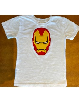 Iron Man face Embroidery Design