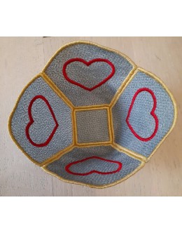 Box heart 3D Freestanding Lace design