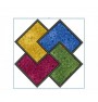 Quartet quilt block in the hoop Embroidery design