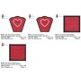 Box heart 3D v2 Freestanding Lace design embroidery