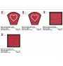 Box heart 3D Freestanding Lace design embroidery