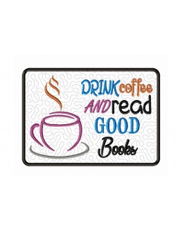 Drink coffee mug rug design