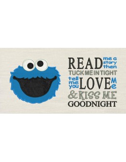 Cookie monster with read me a story