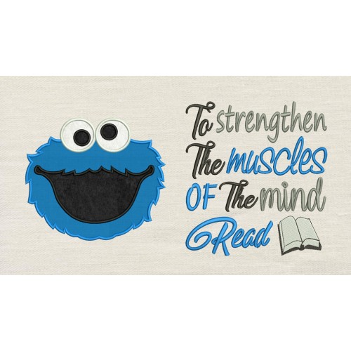Cookie monster with To strengthen