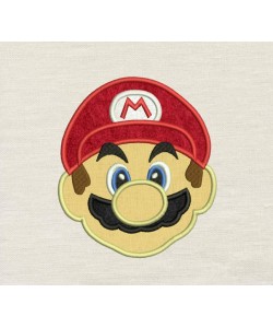 Mario applique design