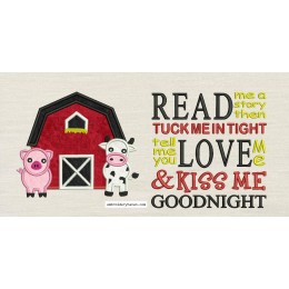 Barn Animals with read me a story designs