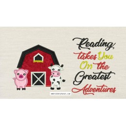 Barn Animals with reading takes you
